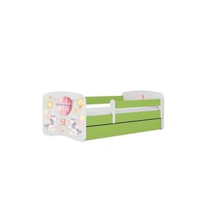 Kocot kids Dětská postel Babydreams balón zelená, varianta 70x140, bez šuplíků, bez matrace obraz