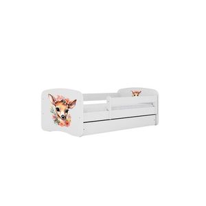 Kocot kids Dětská postel Babydreams Bambi bílá, varianta 70x140, bez šuplíků, bez matrace obraz