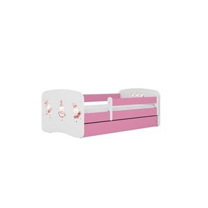 Kocot kids Dětská postel Babydreams králíčci růžová, varianta 70x140, bez šuplíků, bez matrace obraz