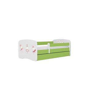 Kocot kids Dětská postel Babydreams králíčci zelená, varianta 70x140, bez šuplíků, bez matrace obraz