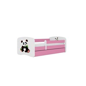 Kocot kids Dětská postel Babydreams panda růžová II, varianta 70x140, bez šuplíků, bez matrace obraz