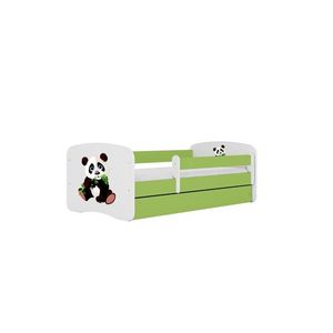 Kocot kids Dětská postel Babydreams panda zelená II, varianta 70x140, bez šuplíků, bez matrace obraz