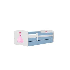 Kocot kids Dětská postel Babydreams princezna modrá, varianta 70x140, bez šuplíků, bez matrace obraz
