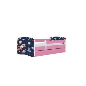 Kocot kids Dětská postel Babydreams vesmír růžová, varianta 70x140, bez šuplíků, bez matrace obraz