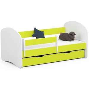 Ak furniture Dětská postel SMILE 140x70 cm limetková obraz