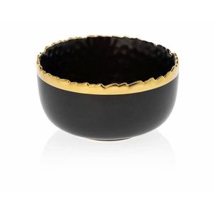 DekorStyle Keramická miska Kati 11, 5 cm černá obraz