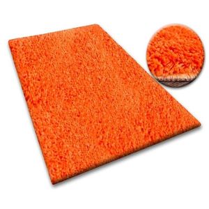 Dywany Lusczow Kusový koberec SHAGGY Izebelie 5cm oranžový, velikost 100x150 obraz