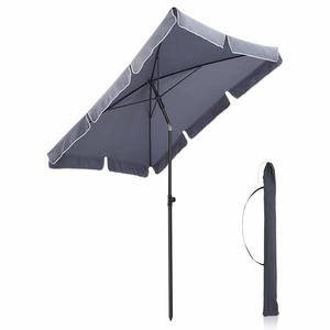 SONGMICS Zahradní slunečník Royal 200x125 cm šedý obraz