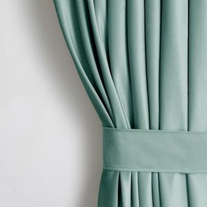 AmeliaHome Závěs Amelia Home Velvet s řasící páskou mátově zelený, velikost 140x245 obraz