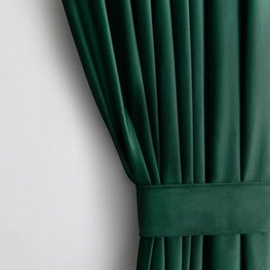 AmeliaHome Závěs Amelia Home Velvet s řasící páskou zelený, velikost 140x245 obraz