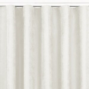 HOMEDE Závěs MILANA klasická transparentní vlnovka 7 cm krémový, velikost 140x175 obraz