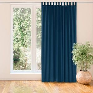 HOMEDE Závěs MILANA klasické záložky 10 cm indigo, velikost 140x175 obraz