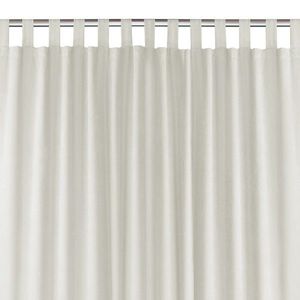 HOMEDE Závěs MILANA klasické záložky 10 cm krémový, velikost 140x175 obraz