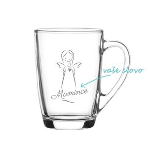 Personalizovaný hrnek s věnováním a andělem 300 ml obraz