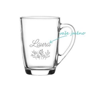 Personalizovaný hrnek s rostlinkami a jménem 300 ml obraz