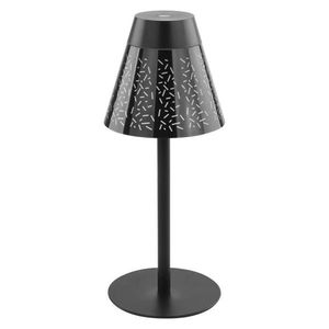 EMOS Černá LED zahradní nabíjecí lampa Grace 4, 2W Z7634 obraz