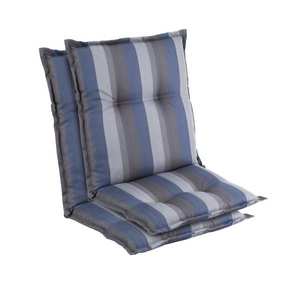 Blumfeldt Prato, čalouněná podložka, podložka na židli, podložka na nižší polohovací křeslo, na zahradní židli, polyester, 50 x 100 x 8 cm obraz