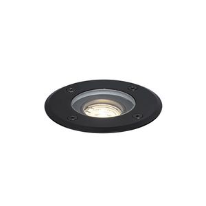 Moderní venkovní bodové svítidlo do země černé 35 mm nastavitelné IP65 - Delux obraz