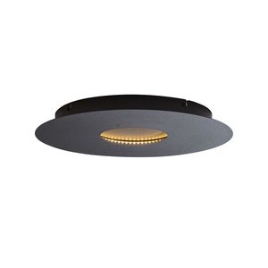 Moderní stropní svítidlo černé 40 cm vč. LED s 3-stupňovým stmíváním - Morning obraz
