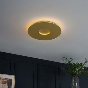 Moderní stropní svítidlo zlaté 40 cm vč. LED s 3-stupňovým stmíváním - Morning obraz