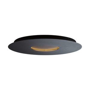 Moderní stropní svítidlo černé 60 cm vč. LED s 3-stupňovým stmíváním - Morning obraz