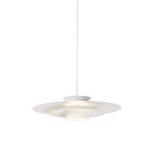 Designové závěsné svítidlo bílé vč. LED 3-stupňové stmívatelné - Pauline obraz
