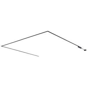 Moderní kolejnicový systém černý 1-fázový 600 cm - Magnetic obraz