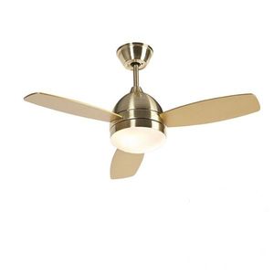 Stropní ventilátor mosazný 96 cm s dálkovým ovládáním - Rotar obraz