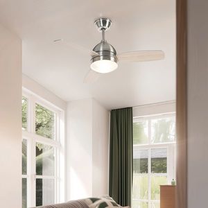 Stropní ventilátor ocelový 96 cm s dálkovým ovládáním - Rotar obraz