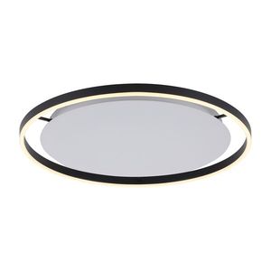 Stropní lampa tmavě šedá 60 cm vč. LED 3-stupňový stmívač - Zlatan obraz