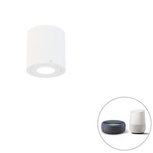 Chytré koupelnové bodové světlo bílé kulaté IP44 vč. Wifi GU10 - Capa obraz