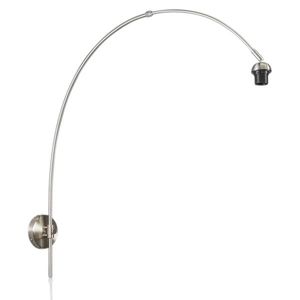 Moderní nástěnná lampa ocel bez stínidla - Boog obraz
