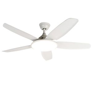 Stropní ventilátor bílý 130 cm vč. LED stmívatelný s dálkovým ovládáním - Vifte obraz