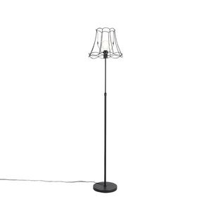 Stojací lampa černá srámem Granny 35 cm nastavitelná - Parte obraz