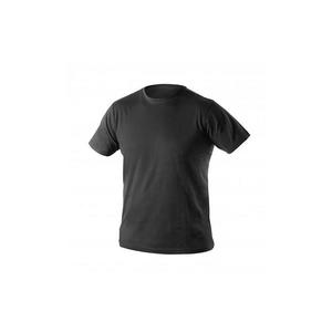 VILS bavlněné tričko černé velikost 3XL obraz