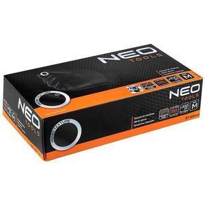 NEO nitrilové rukavice černé M – 100 ks obraz