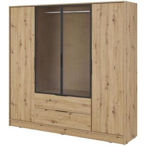 Skříň Kelly 4D RM artisan se Led obraz