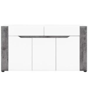 Komoda Brando B03 bílá/Beton 3d2s obraz
