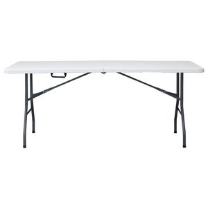 Skládací campingový stůl DRIVON 180x70, bílý obraz