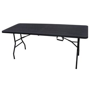Skládací campingový stůl DRIVON 180x74, černý obraz