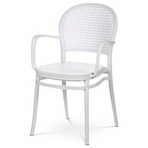 Jídelní židle FELARIN, bílý plast obraz