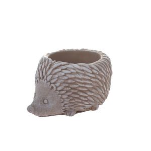 Betonový obal na květináč Ježek, 17 x 9 x 12, 5 cm obraz