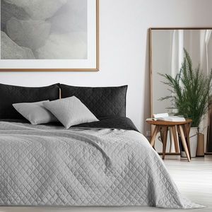 DecoKing Přehoz na postel Axel silver - bla, 220 x 240 cm, 220 x 240 cm obraz