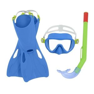 Bestway Šnorchlovací set Lil Flapper- ploutve, brýle, šnorchl, modrá obraz