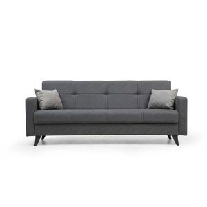 Rozkládací pohovka Polya 3 Dark Grey obraz