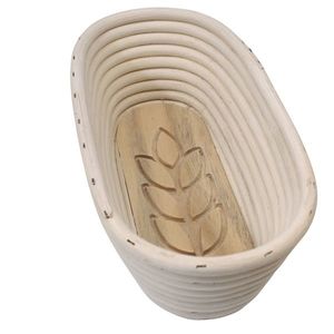 Home Elements Ošatka oválná s dřevěným dnem Klas 26 x 13 x 9 cm obraz
