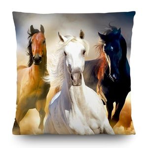 Polštářek Horses, 45 x 45 cm obraz