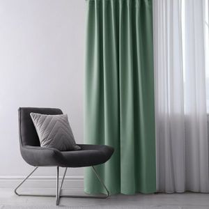 AmeliaHome Závěs Blackout EYELETS mentolová, 140 x 245 cm obraz