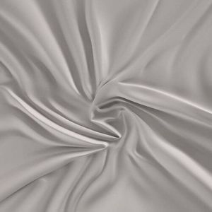 Kvalitex Saténové prostěradlo s gumou světle šedá, 160 x 200 cm obraz