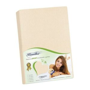 Bellatex Jersey prostěradlo smetanová obraz
